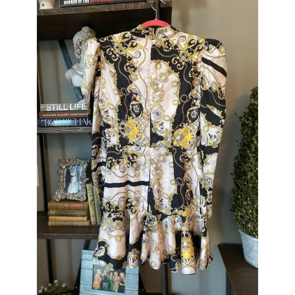 Bardot Scarf Print Shirt Mini Dress  US 6/S - Picture 11 of 14